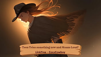 Teen Tries Something New And Moans Loud!