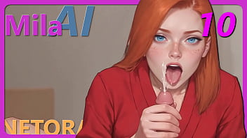 MILA AI #10 _ Cumming on her pretty face