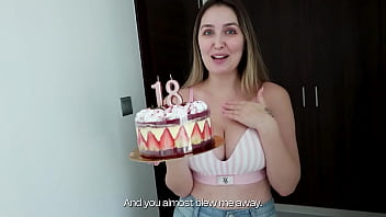 Stepson Fucks Stepmom In The Ass On His Birthday