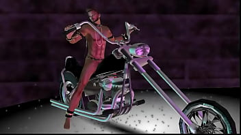 Rocking Motorcycle Naked Dance