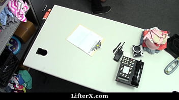 Teen Gets Submitted For The Strip Search In The Security Room – Lifterx