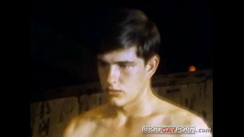 ⁣Pool Room Three-way From Vintage Gay Porn Truck Stop (1988)