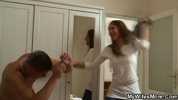 Old B. Jumps At Her Son-in-law' Cock