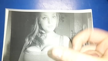 Cumshot On Big Tit Bitch